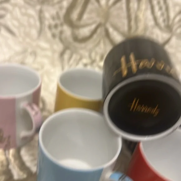 Harrods - espresso mugs set of 6 - NWOT - Picture 5 of 5